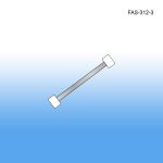 3" Flexible Aluminum Sign Holder for Printed Wobbler Signs, FAS-312-3-PW