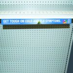 Mucinex All-In-One 15 Mil Vinyl Undershelf Mount Printed Sign, RB-MUC-AiO-USM