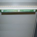 Mucinex DM 15 Mil Vinyl Undershelf Mount Printed Sign, RB-MUC-DM-USM