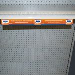 Mucinex D 15 Mil Vinyl Undershelf Mount Printed Sign, RB-MUC-D-USM