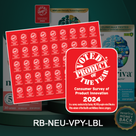 Neuriva "PRODUCT OF THE YEAR" STICKER, RB-NEU-VPY-LBL