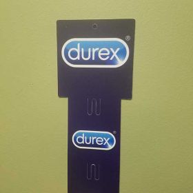 Durex 6 Hook Custom Printed 20 mil Vinyl Clip Strip® - RB-6-DUR-CS